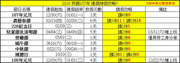  @D&W黑白雙搭