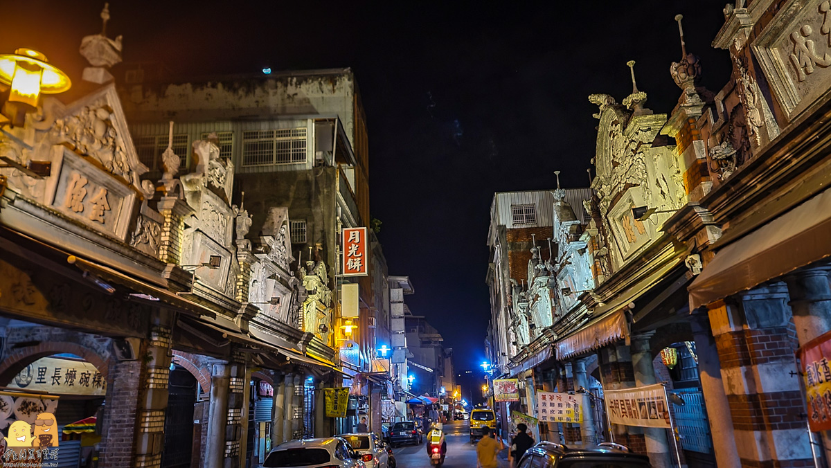 大溪老街晚上街景