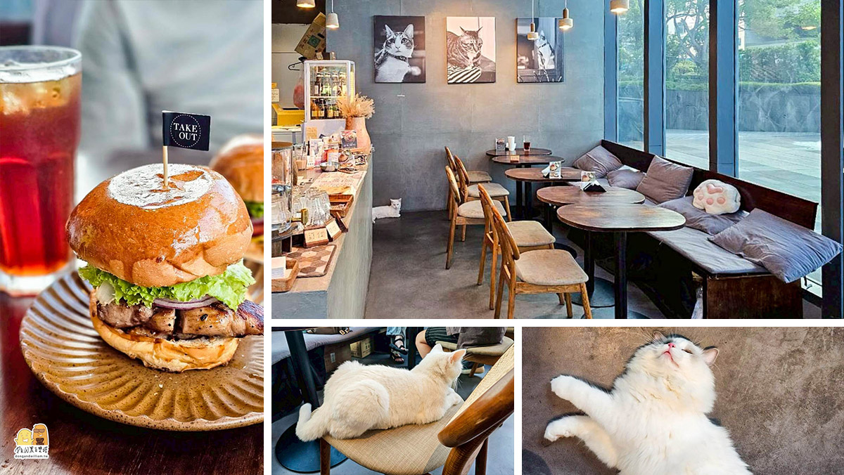 網站近期文章：台北港墘捷運站TakeOut Burger內湖店，有貓咪陪你喝飲料吃美式漢堡的寵物咖啡廳